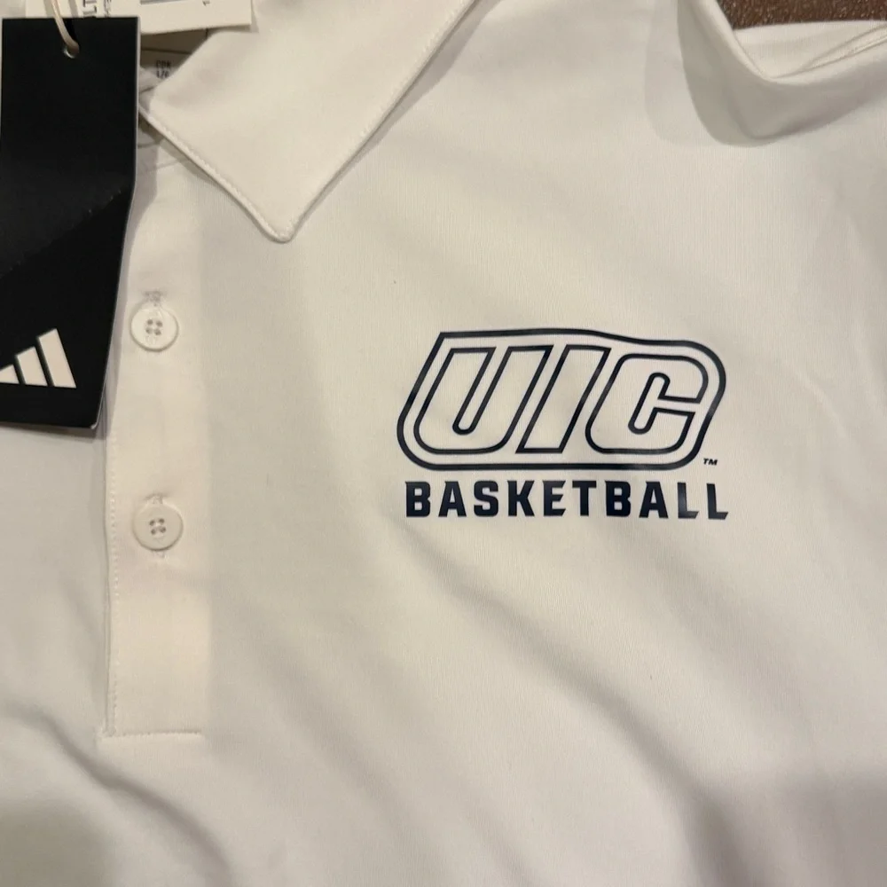 UIC Adidas Polo Shirt Size Large (45)